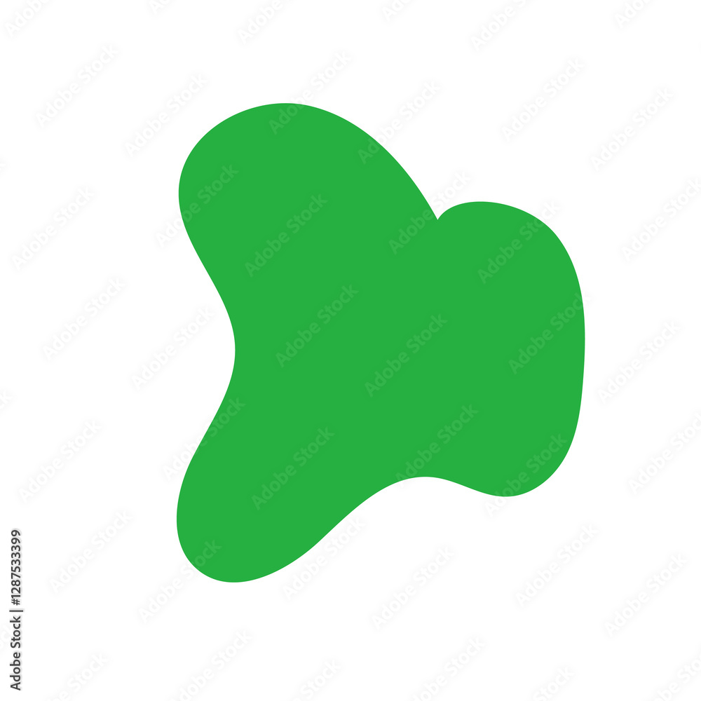 Green purple abstract shapes decoration Green purple abstract shapes decoration