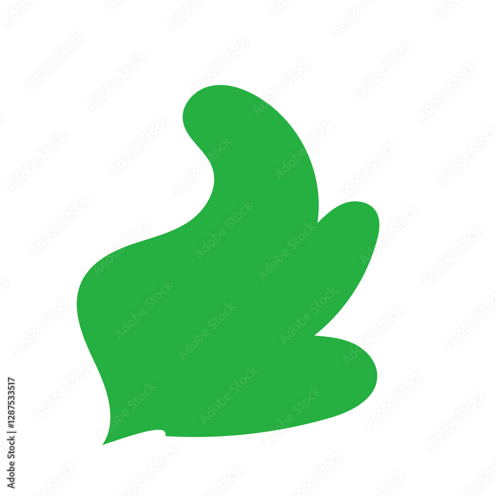 Green purple abstract shapes decoration Green purple abstract shapes decoration