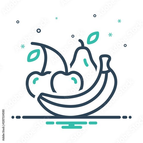 Mix icon for fruits