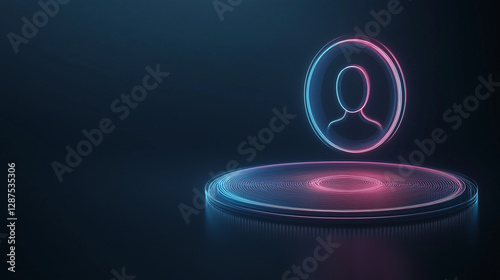 Cyber Profile: Futuristic r...