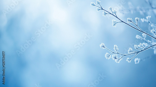 Winter's Embrace: Delicate ...
