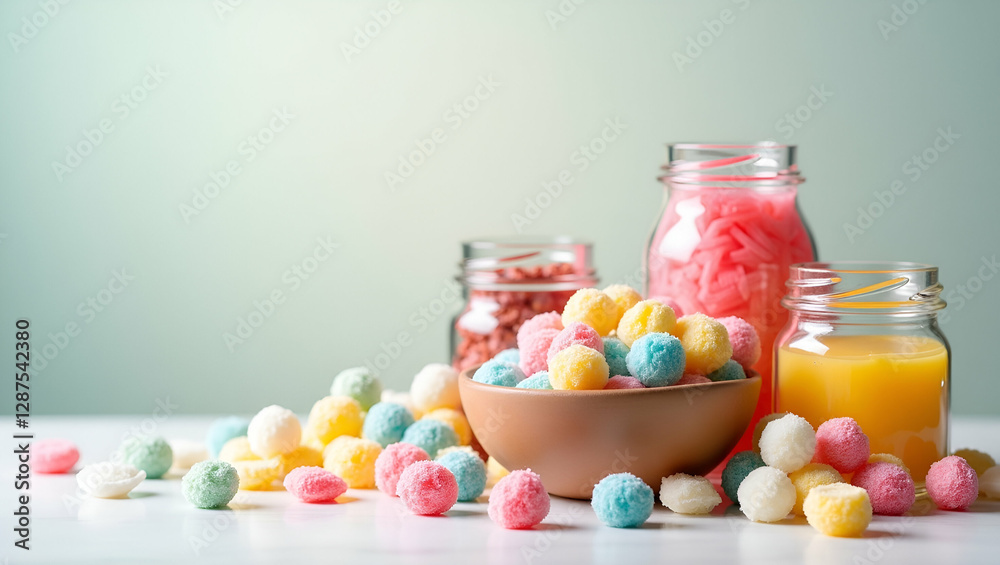 Title: A Vibrant and Colorful Still Life Composition
Title: A Vibrant and Colorful Still Life Composition