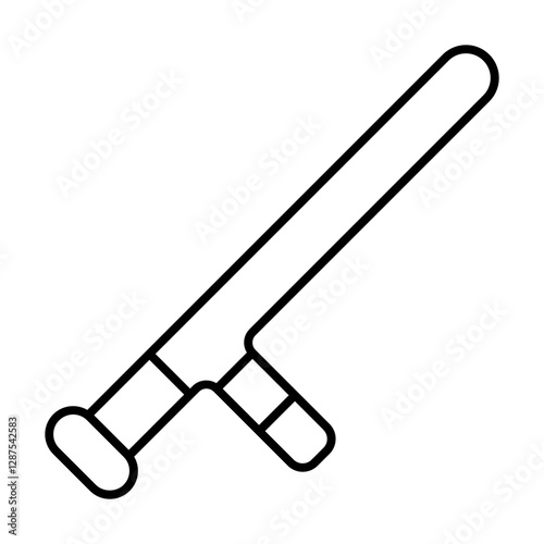 baton outline icon