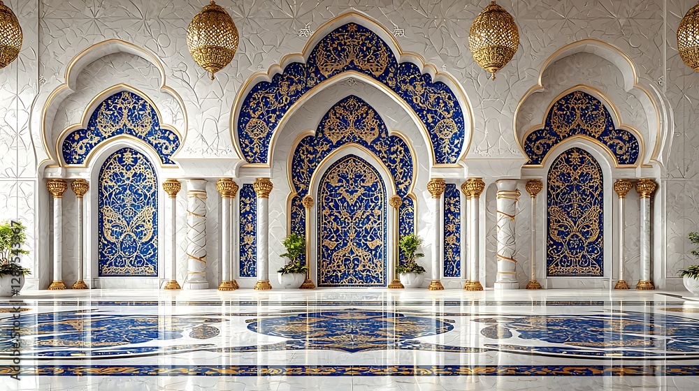 Obraz premium Islamic Architecture Interior Design