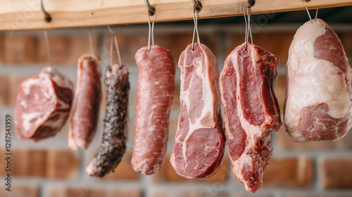 Butcher's Display: A rustic...