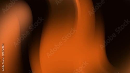 Dark orange and brown abstract curve wave clean light gradient background, minimal wave gradient background, abstract creative initial digital background 4K Video