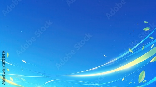abstract blue background,Abstract blurred banner for design, template, web poster,Minimalistic, flat design, high resolution.