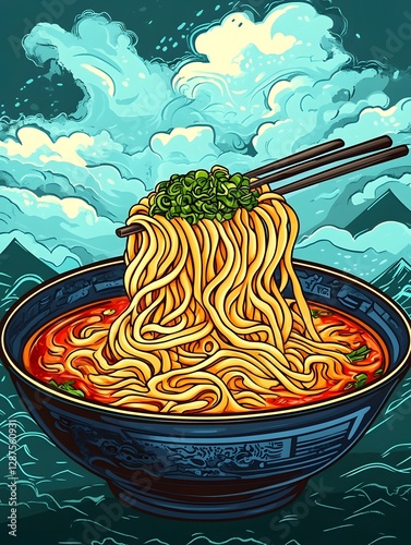 Hot Daoxiao Noodles in Shanxi