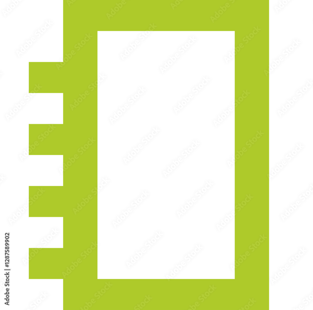 Obraz premium Notebook icon logo design 