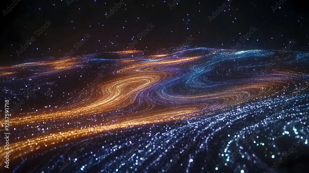 custom made wallpaper toronto digitalLarge swirling black hole in the center of a dark cosmic space