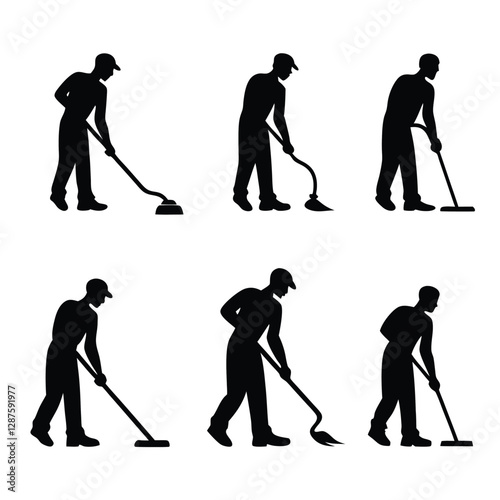 Deep Cleaning and Maintenance Signs Set