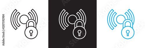 Broadcast  icon .  icons related to broadcast, media, production, journalism etc. Isolated on white and black background. Vector illustration. EPS 10
