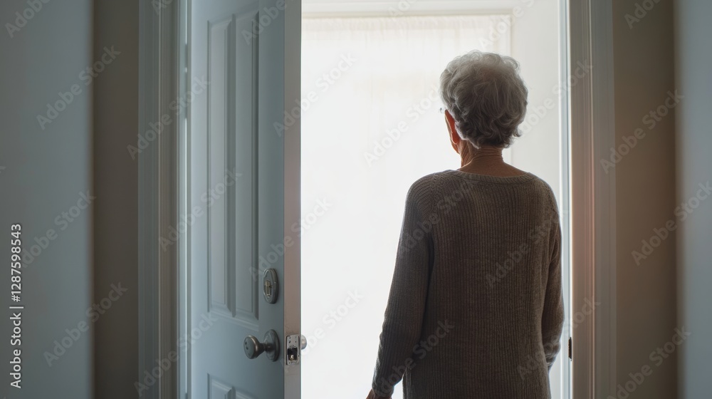 Dementia symptoms causing difficulty with spatial awareness. Featuring confusion and disorientation Dementia symptoms causing difficulty with spatial awareness. Featuring confusion and disorientation
