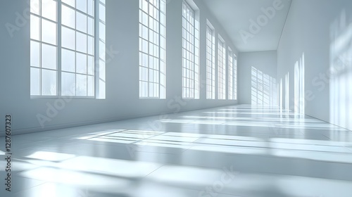 Sleek Minimalist White Backdrop for Modern Tech Product Showcase and Presentation