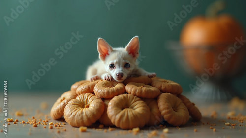 cat and pumpkin