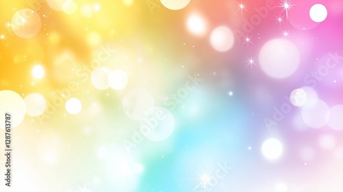 Rainbow gradient background. Colorful rainbow gradient blurred background.
