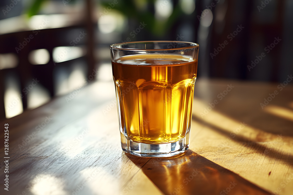 Iced tea on a table in a cafe Iced tea on a table in a cafe
