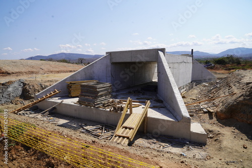 Completed Precast Culvert Installation Ready for Further Work