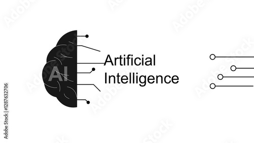 Artificial intelligence ai neural network interconnected nodes computational model