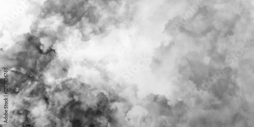 Marble texture background smoky and fog effect for photos and art works. white cloud paper texture design and watercolor. black and white color smoke fog on isolated background with abstract design.