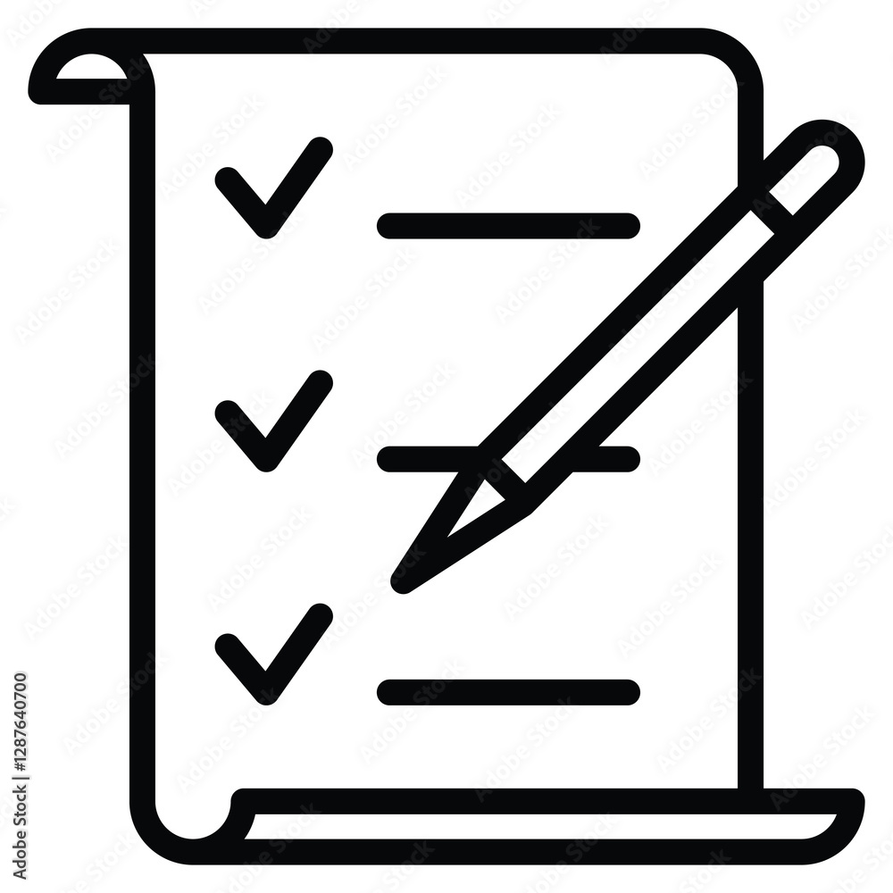 Evaluation icon line vector illustration Evaluation icon line vector illustration