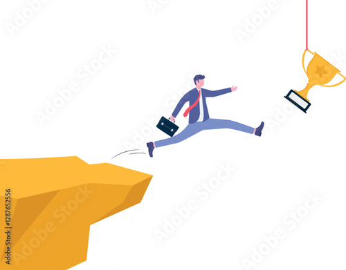Social media illustration, business concept, web design

