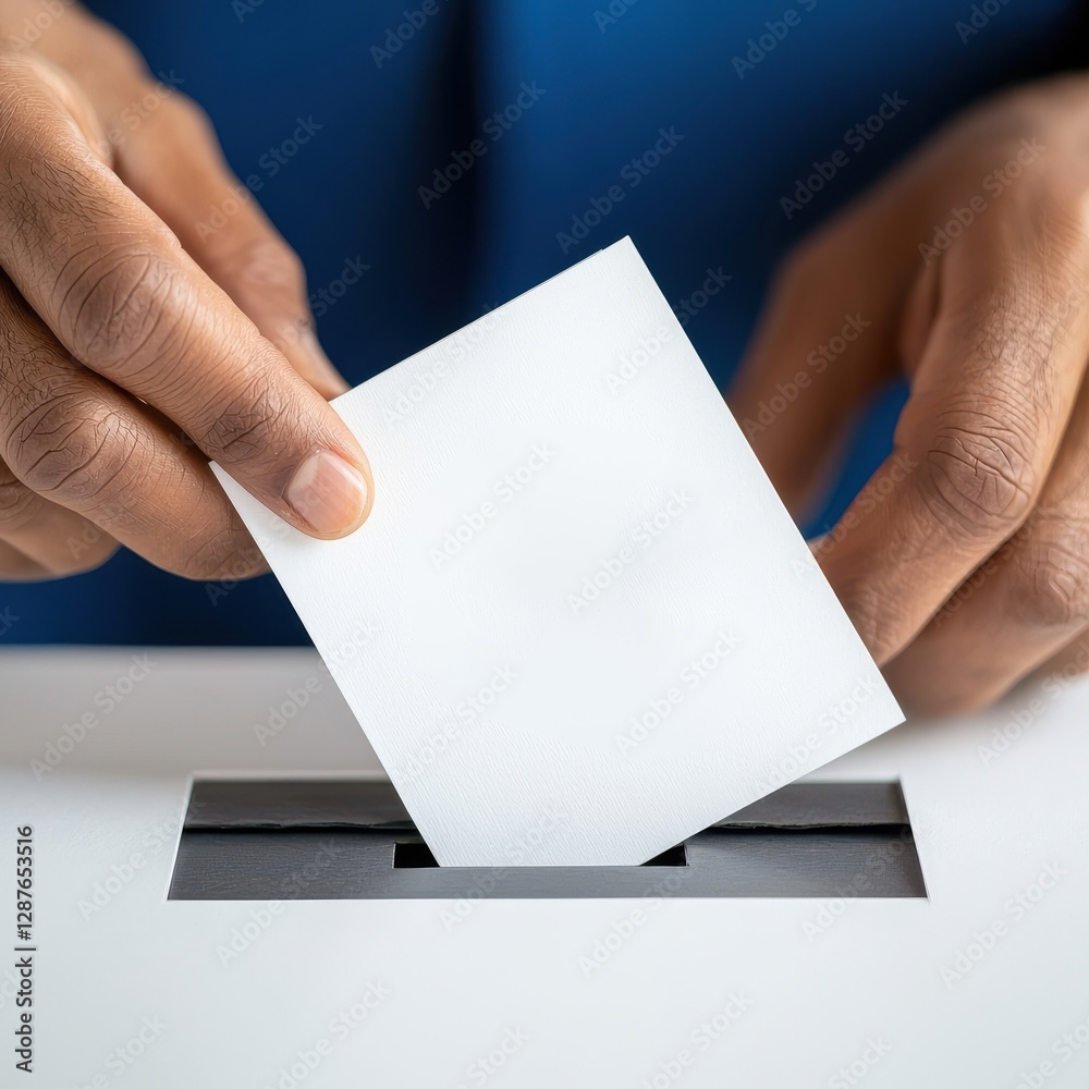 vote final concept. A person inserting a ballot into a voting box, symbolizing civic duty and participation in democracy. vote final concept. A person inserting a ballot into a voting box, symbolizing civic duty and participation in democracy.