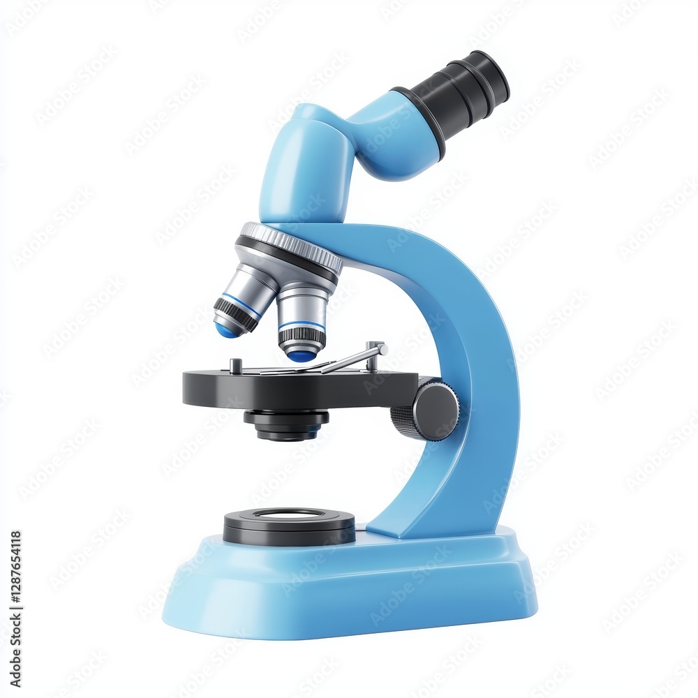 Microscope isolated on white background Microscope isolated on white background