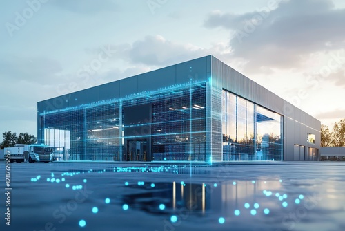Enhanced resource transparency in logistics through sustainable supply chain holograms.