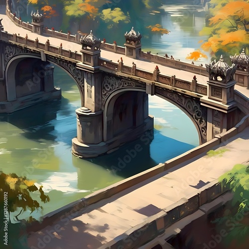 bridge over the river