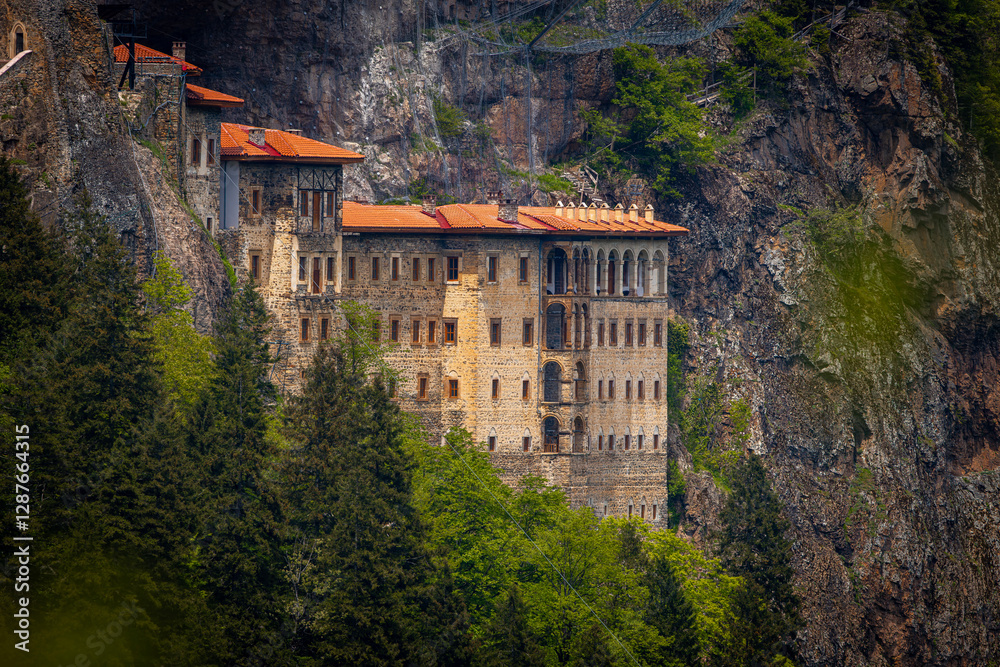 Sumela Monastery (Turkish: Sümela Manastırı) is a Greek Orthodox monastery, in the Maçka district of Trabzon Province in modern Turkey.