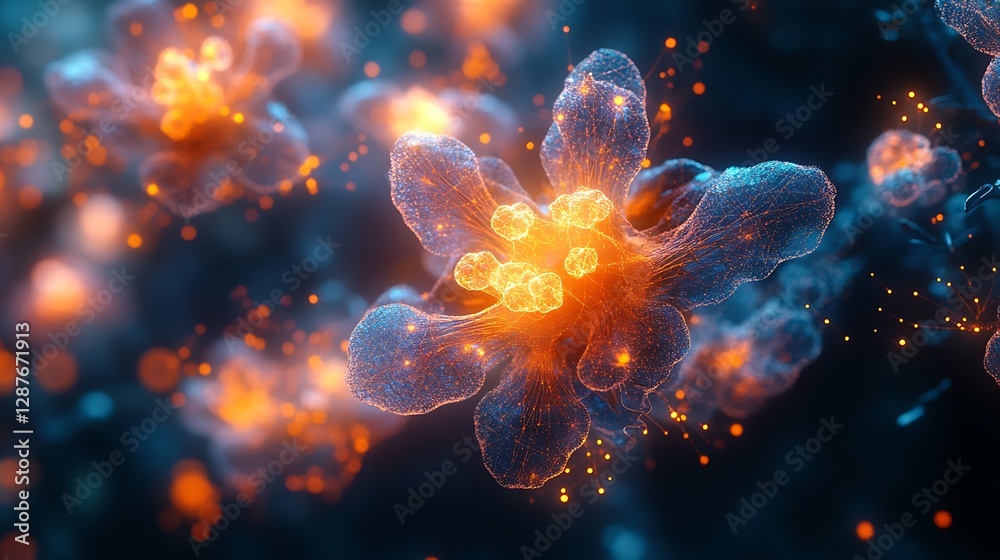 Expanding fractal structures illuminated with neon gradients, abstract representation of financial data and growth trends, glowing nodes and smooth transitions, Expanding fractal structures illuminated with neon gradients, abstract representation of financial data and growth trends, glowing nodes and smooth transitions,