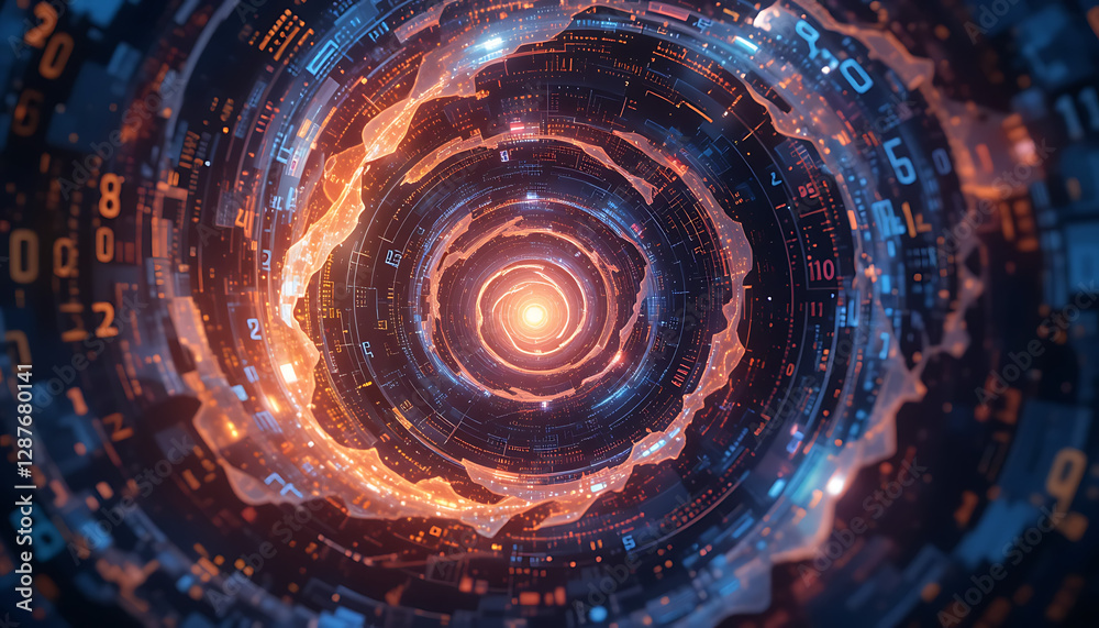 Obraz premium abstract background with circles