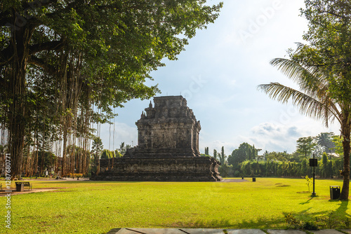 Mendut temple, a Buddhist temple located in Mungkid sub district, Magelang Regency, Central Java, Indonesia photo