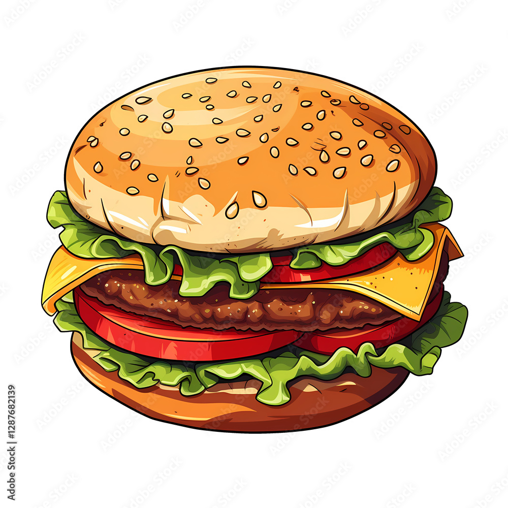 Burger illustrations