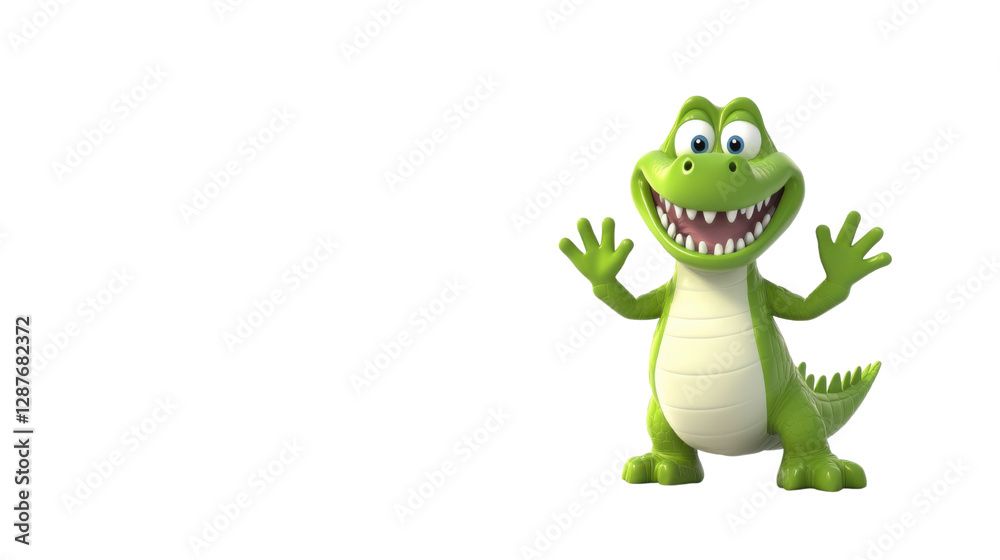 Fototapeta premium funny turtle cartoon isolated on transparent background