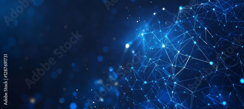 Digital Enlightenment: AI in a Glowing Network
