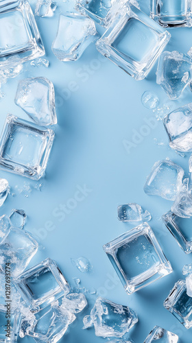 Ice cube frame