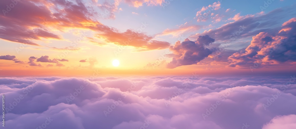 Obraz premium Sunrise Above Clouds