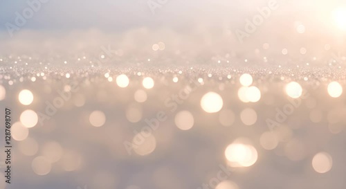 Shimmering Glittering Background with Soft Glow