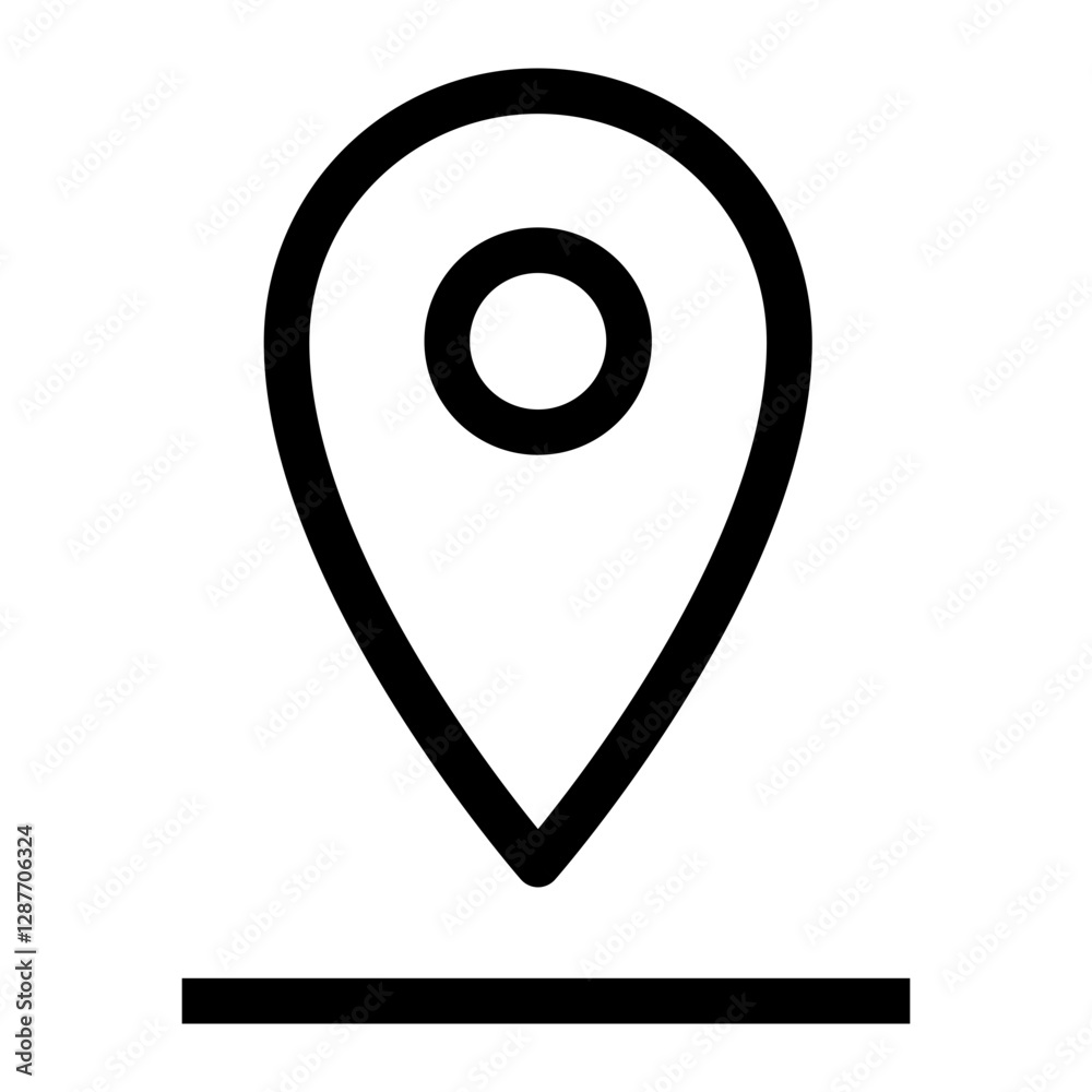 travel thin icon travel thin icon