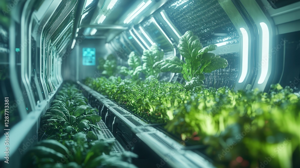 futuristic farm that uses machine learning to predict and adjust the environment for optimal plant health, with no human involvement. futuristic farm that uses machine learning to predict and adjust the environment for optimal plant health, with no human involvement.