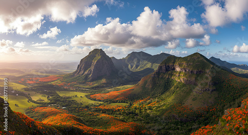 Majestic and beautiful mountain landscapes with eye cathing view