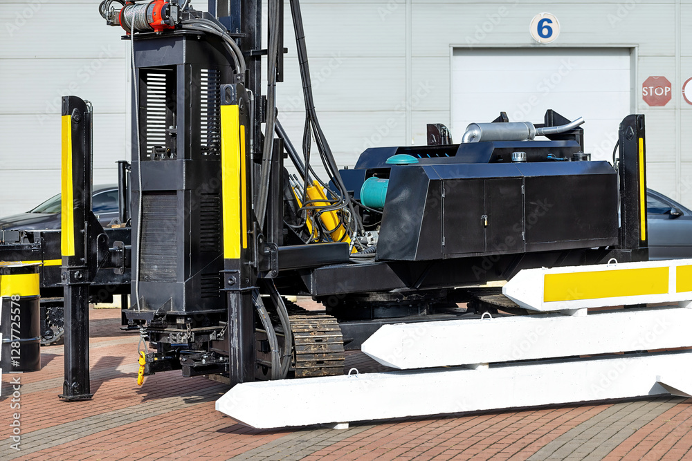 Technology of construction of foundations with small-sized pile driving units using driven reinforced concrete piles.