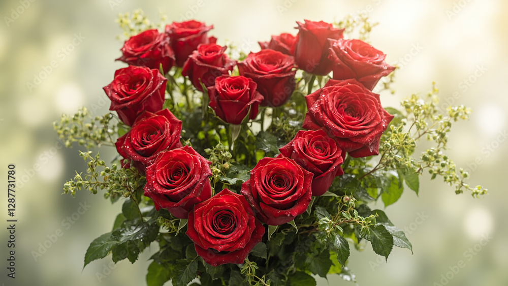Obraz premium heart of roses