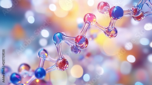 educational image focusing on the chemical bonds that stabilize the DNA structure, showing the covalent bonds between the sugars