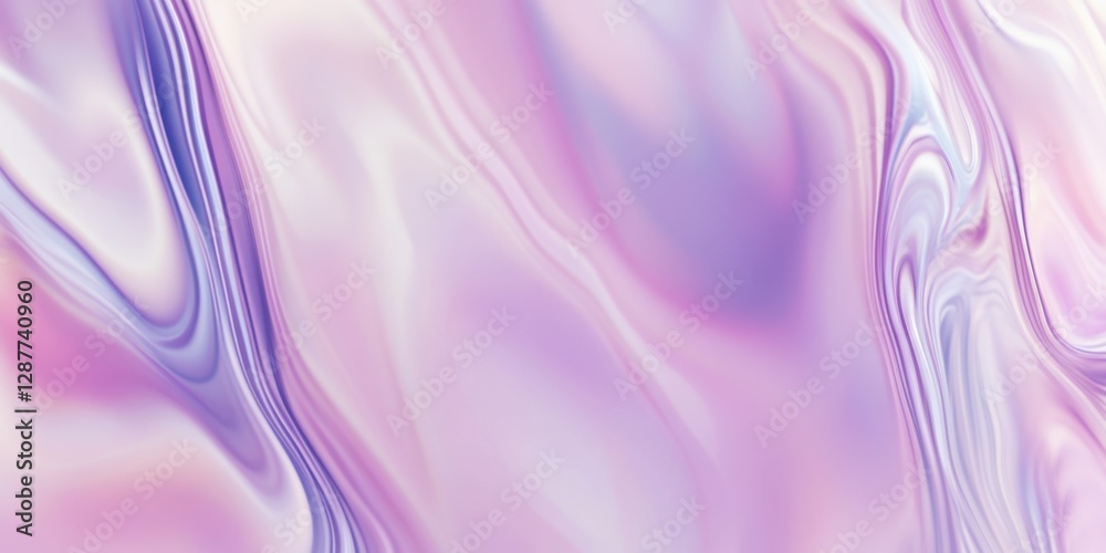 Obraz premium Soft pastel swirl patterns create a dreamy abstract background with hints of purple and pink