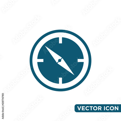 Simple Compass Icon Design Template Free Download Simple Compass Icon Design Template - GFXLoad