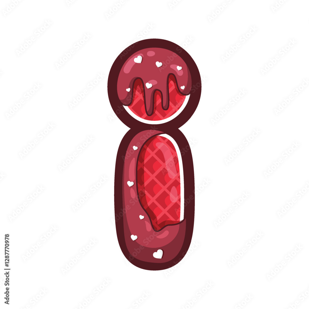 Obraz premium Valentine Alphabet