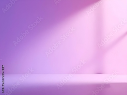 Soft Pink Gradient Background with Shadows and Minimalist Aesthetic